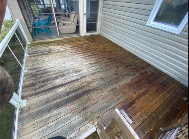 Pressure washing: Deck GET A QUOTE NOW